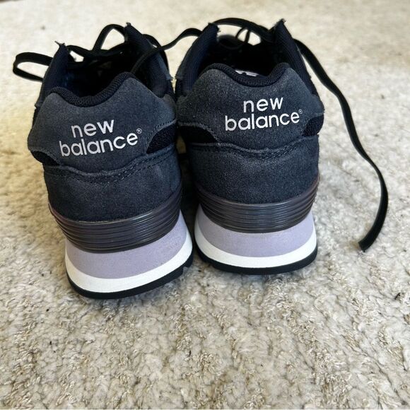 New Balance Charcoal and Black 515 Shoes - Picture 7 of 10